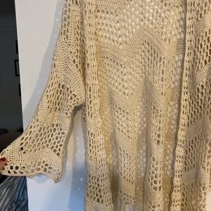 Knit fringe sweater